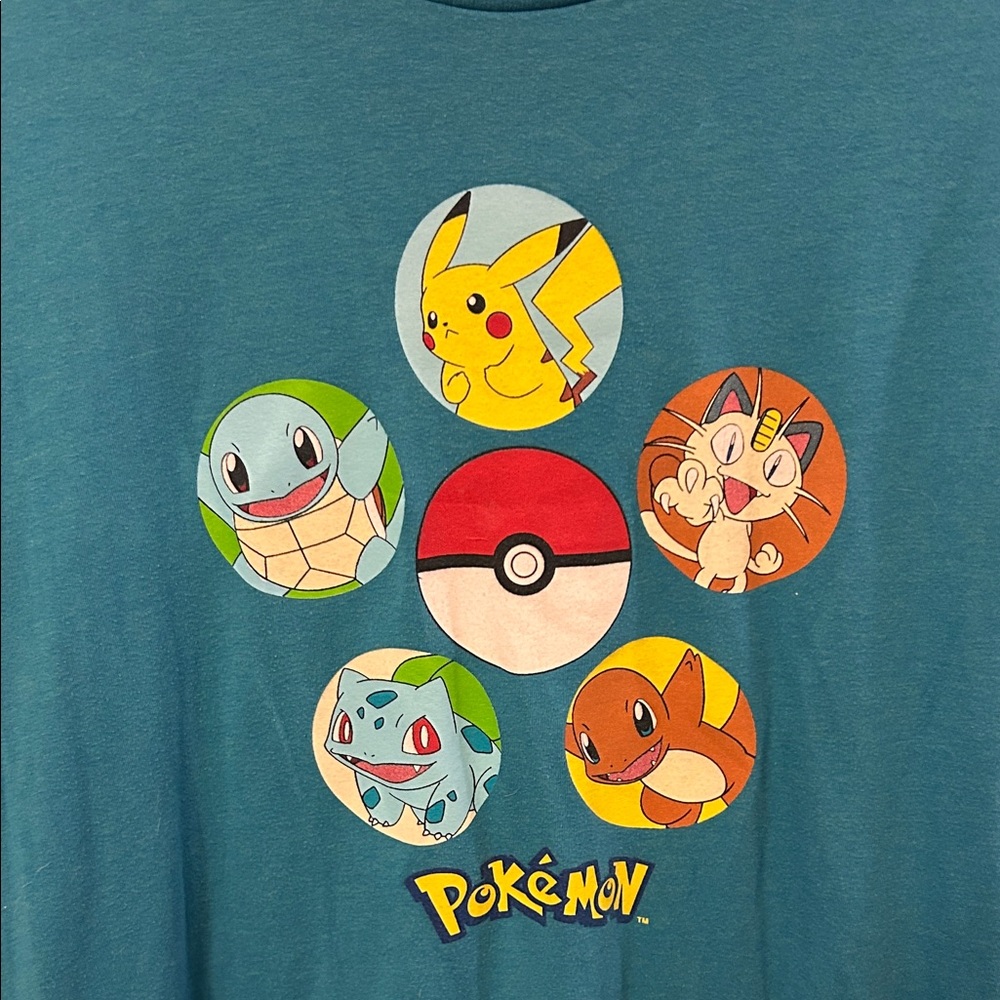 Pokemon Blue Graphic Tee XL - Picture 2 of 3